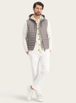 Herno Bodywarmer Van Cashmere Taupe Store