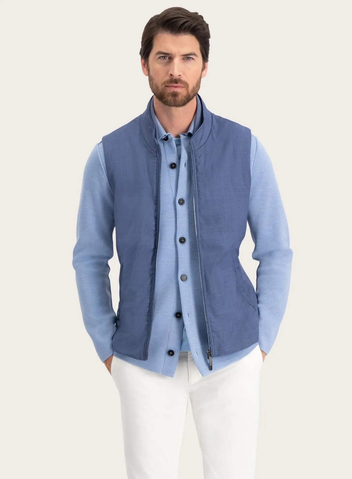 Maurizio Baldassari Bodywarmer Van Scheerwol Fashion