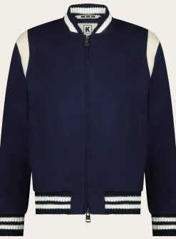 KIRED Bomberjack Van Cashmere Blue Navy Cheap