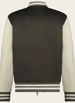 KIRED Bomberjack Van Cashmere Groen Outlet