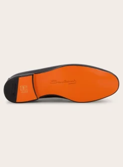 Santoni Carlos Tassel Loafers Van Leer Hot