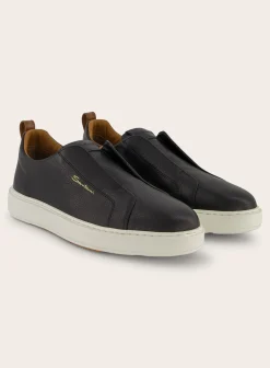 Santoni Clean Icon Sneakers Van Leer New