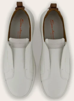 Santoni Clean Icon Sneakers Van Leer New