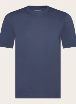 FEDELI Crewneck T-Shirt Van Katoen Flash Sale