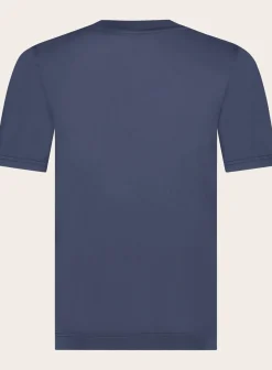 FEDELI Crewneck T-Shirt Van Katoen Flash Sale