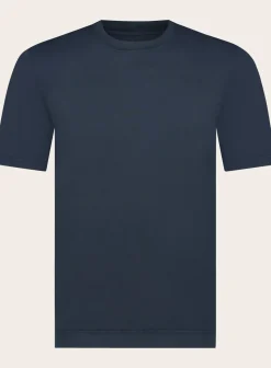 FEDELI Crewneck T-Shirt Van Katoen Flash Sale