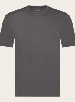 FEDELI Crewneck T-Shirt Van Katoen Flash Sale