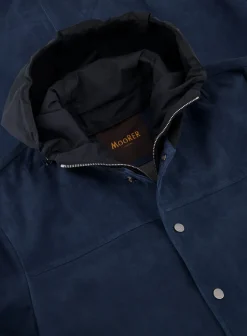 Moorer Darren Jack Van Suede Jeans Blauw Shop