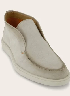 Santoni Detroit Instappers Van Suede Hot