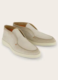 Santoni Detroit Instappers Van Suede Hot