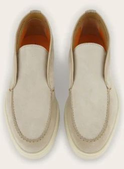 Santoni Detroit Instappers Van Suede Hot