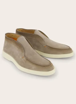 Santoni Detroit Instappers Van Suede Hot
