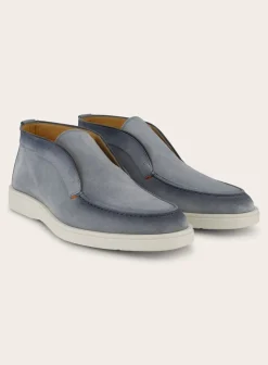 Santoni Detroit Instappers Van Suede Cheap