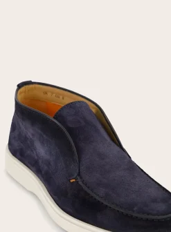 Santoni Detroit Instappers Van Suede Cheap