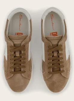 Santoni Double Buckle Sneakers Van Suede Store