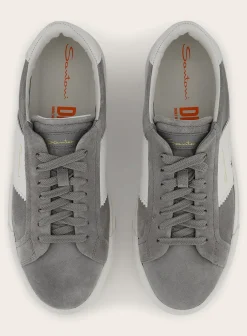 Santoni Double Buckle Sneakers Van Suede Store