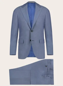 Corneliani Driedelig Pak Van Wol L.Blauw Best Sale