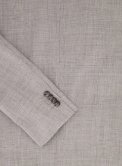 OGÉR Driedelig Pak Van Wol, Zijde En Linnen Beige Flash Sale