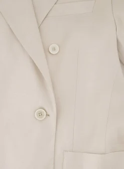 Lardini Dubble Breasted Pak Van Linnen Beige Sale