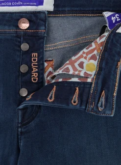 Jacob Cohën Eduard Regular-Fit Jeans Blue Navy Cheap