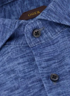 OGÉR Gemeleerd Shirt Van Katoen Online