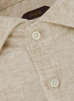 OGÉR Gemeleerd Shirt Van Katoen Online