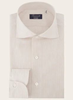 Finamore Gestreept Shirt Van Katoen En Linnen Store