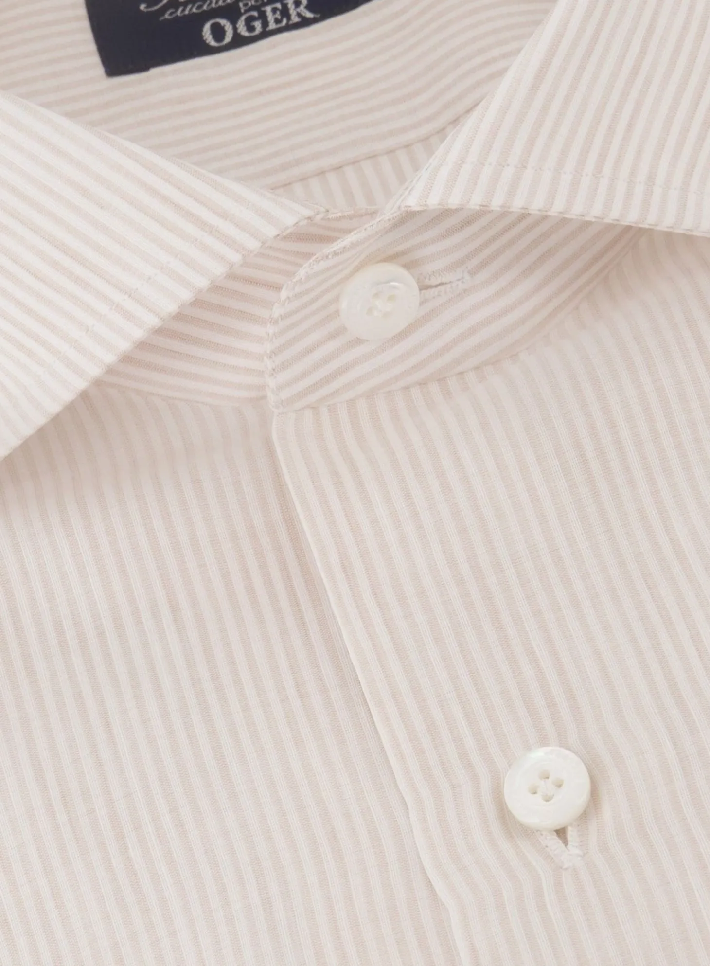 Finamore Gestreept Shirt Van Katoen En Linnen Store