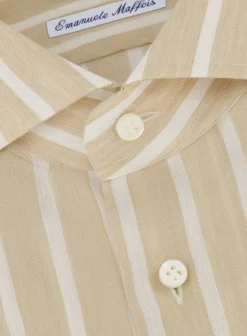 Emanuele Maffeis Gestreept Shirt Van Katoen Fashion
