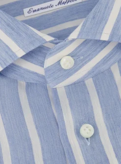 Emanuele Maffeis Gestreept Shirt Van Katoen Fashion