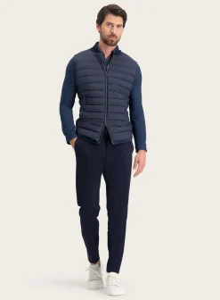 Herno Gewatteerde Bodywarmer Van Wol En Zijde Discount