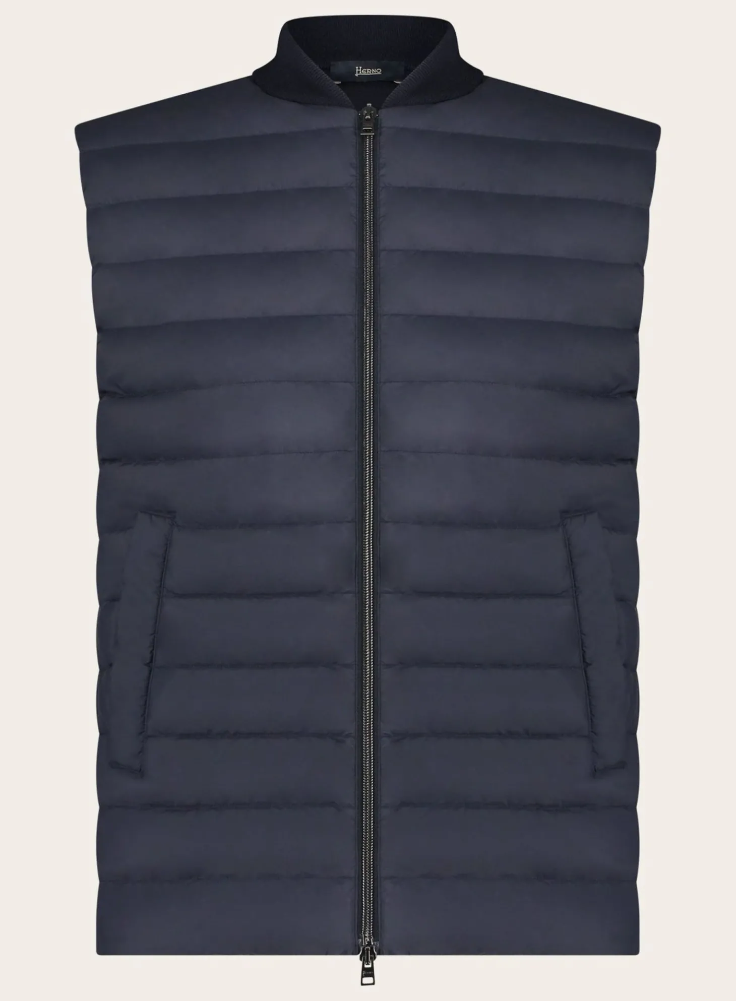 Herno Gewatteerde Bodywarmer Van Wol En Zijde Discount