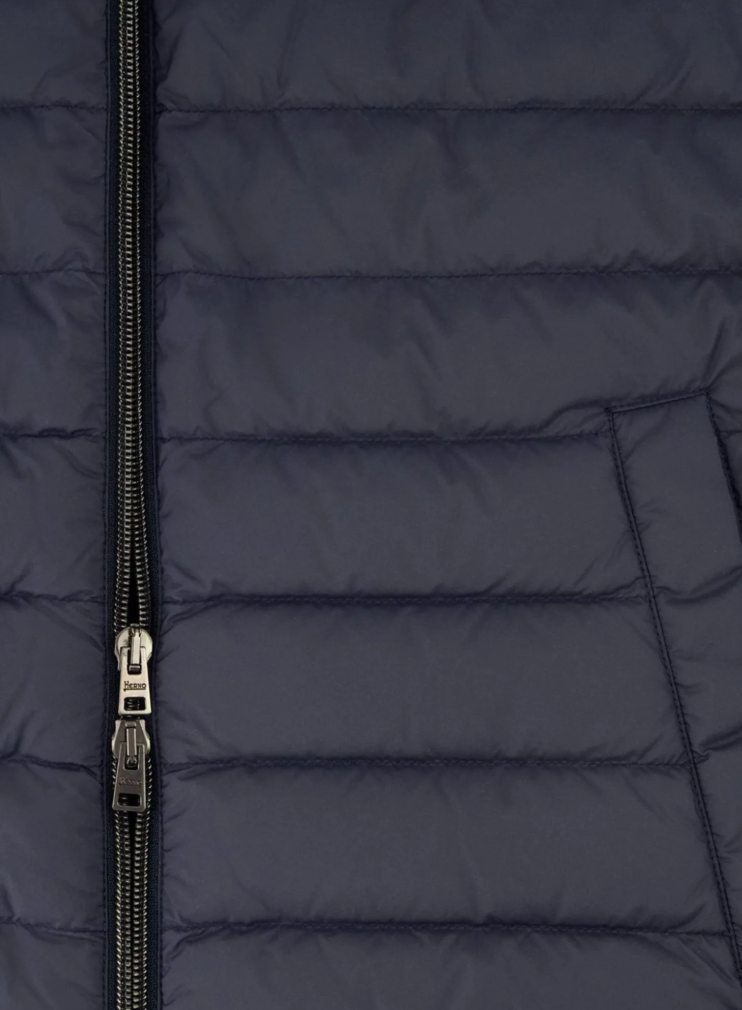 Herno Gewatteerde Bodywarmer Van Wol En Zijde Discount