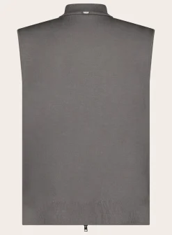 Herno Gewatteerde Bodywarmer Van Wol En Zijde Discount