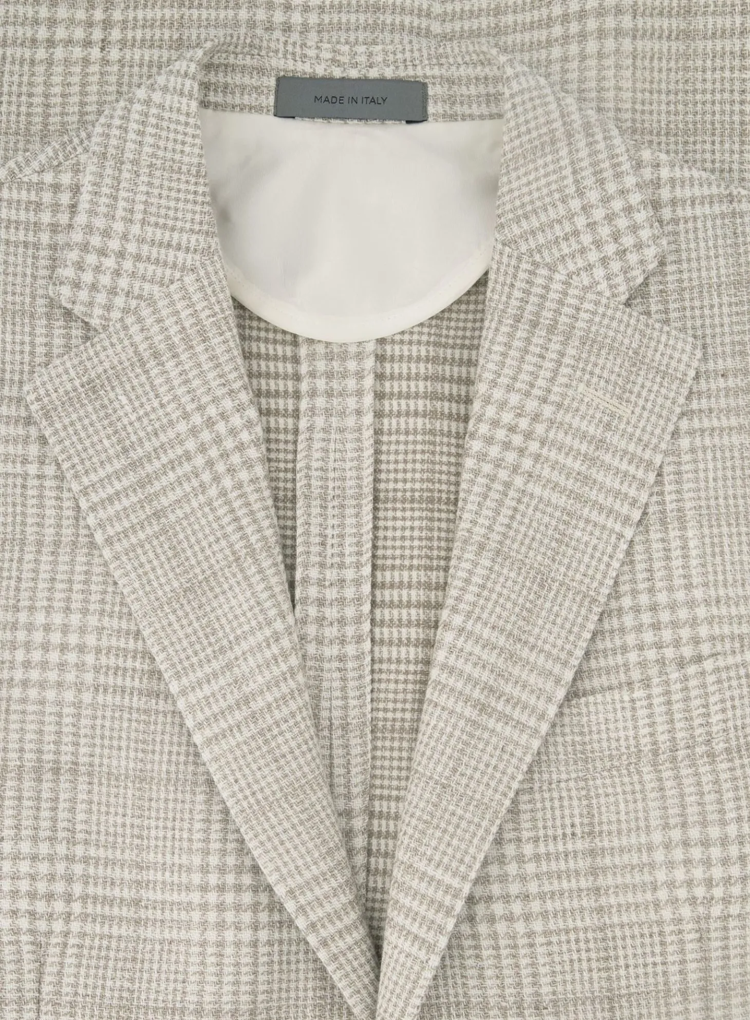 Corneliani Glencheck Jasje Van Wol Beige Hot