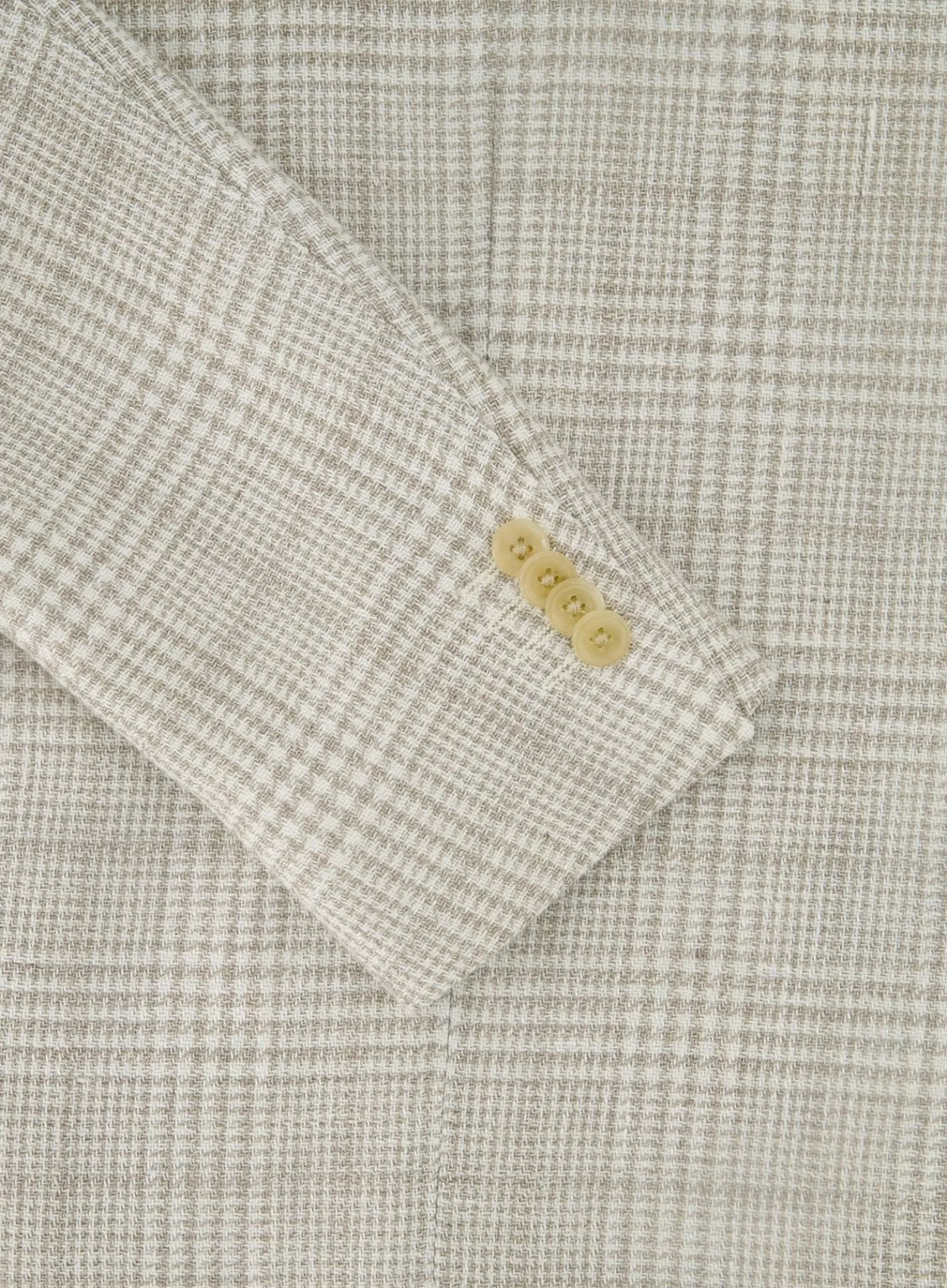 Corneliani Glencheck Jasje Van Wol Beige Hot