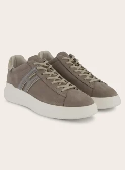 Hogan H580 Sneakers Van Suede Taupe Hot