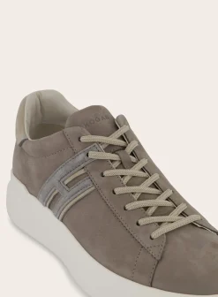 Hogan H580 Sneakers Van Suede Taupe Hot