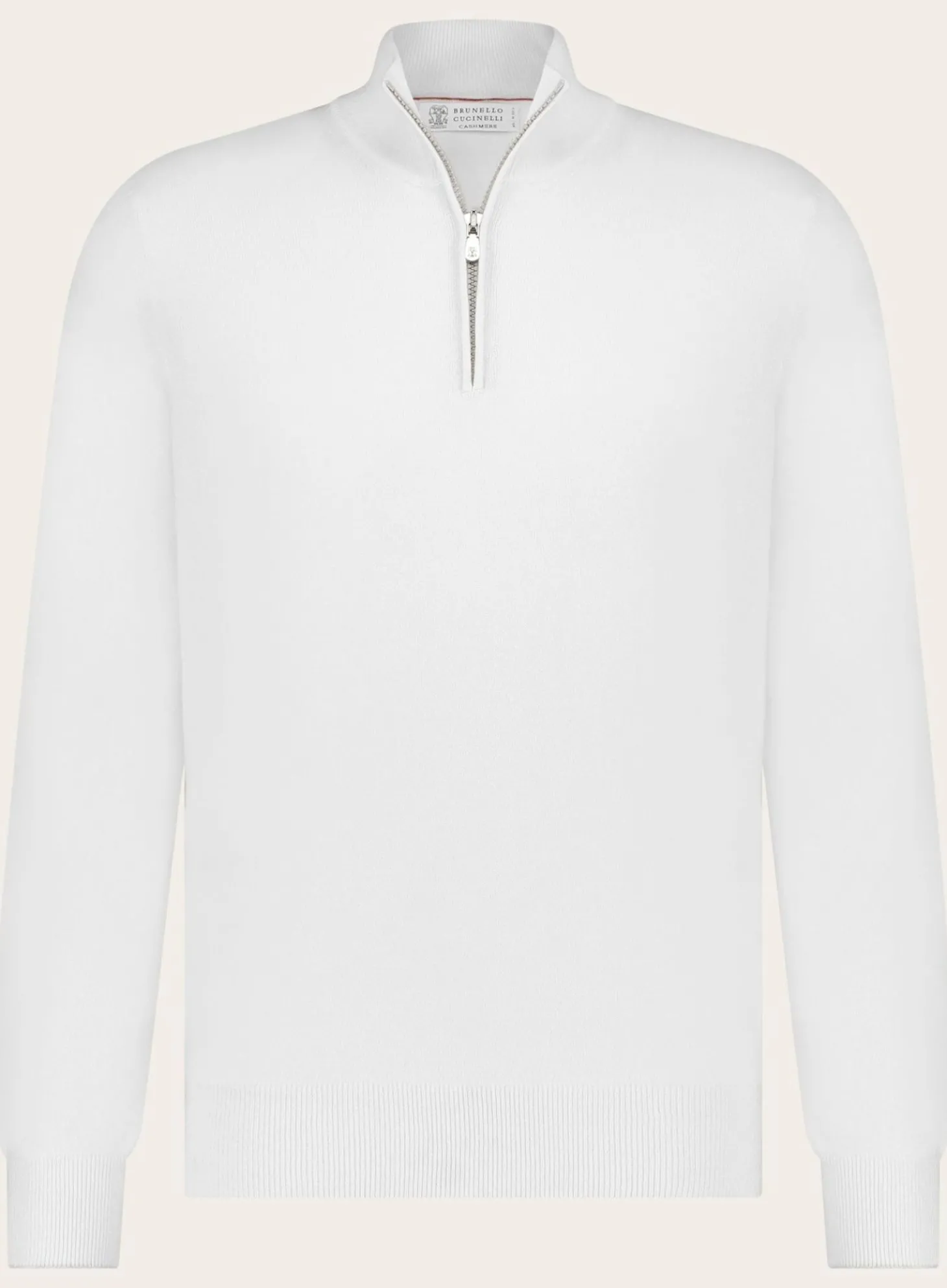 Brunello Cucinelli Half-Zip Trui Van Cashmere Best Sale