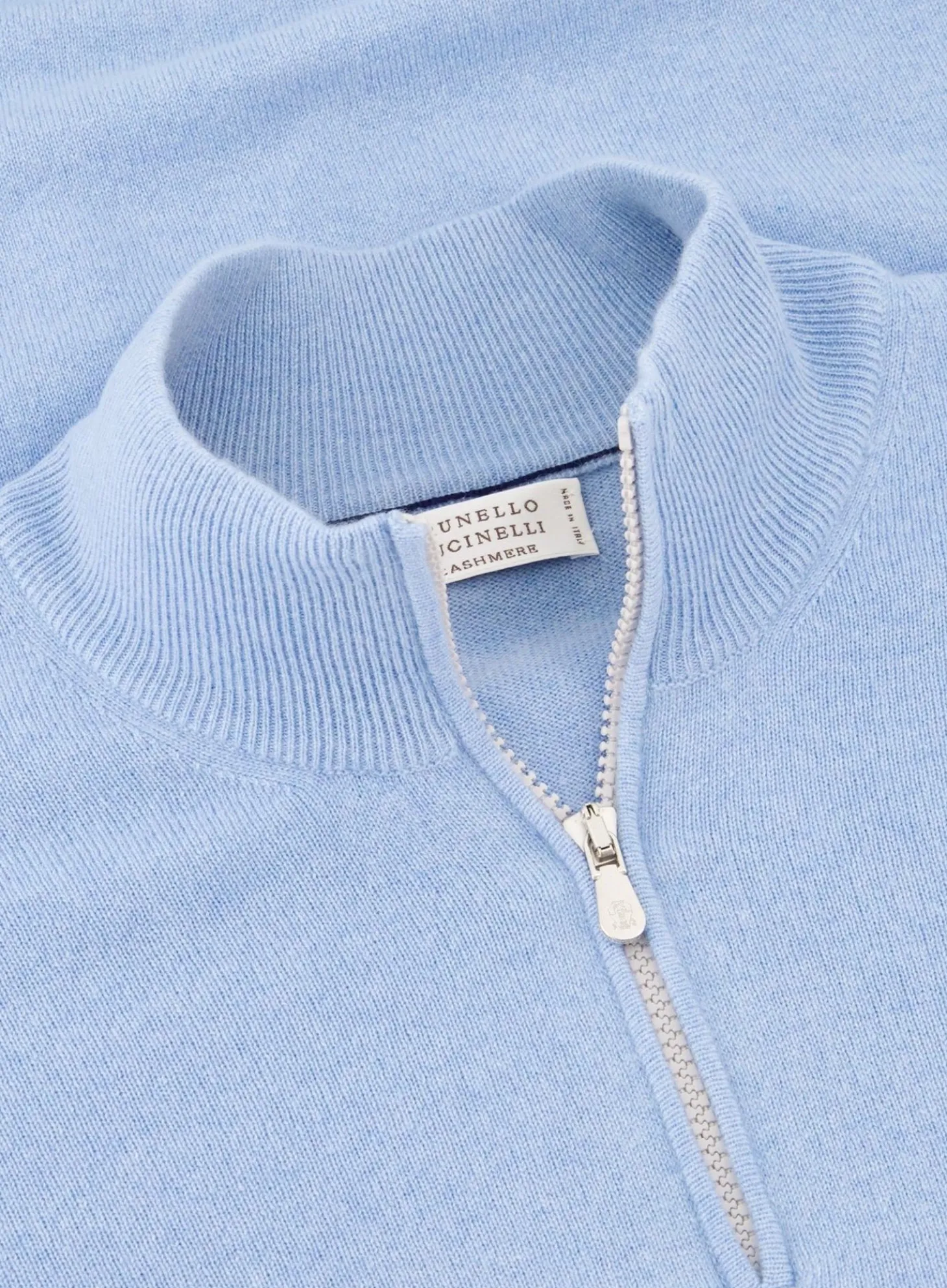 Brunello Cucinelli Half-Zip Trui Van Cashmere Best Sale