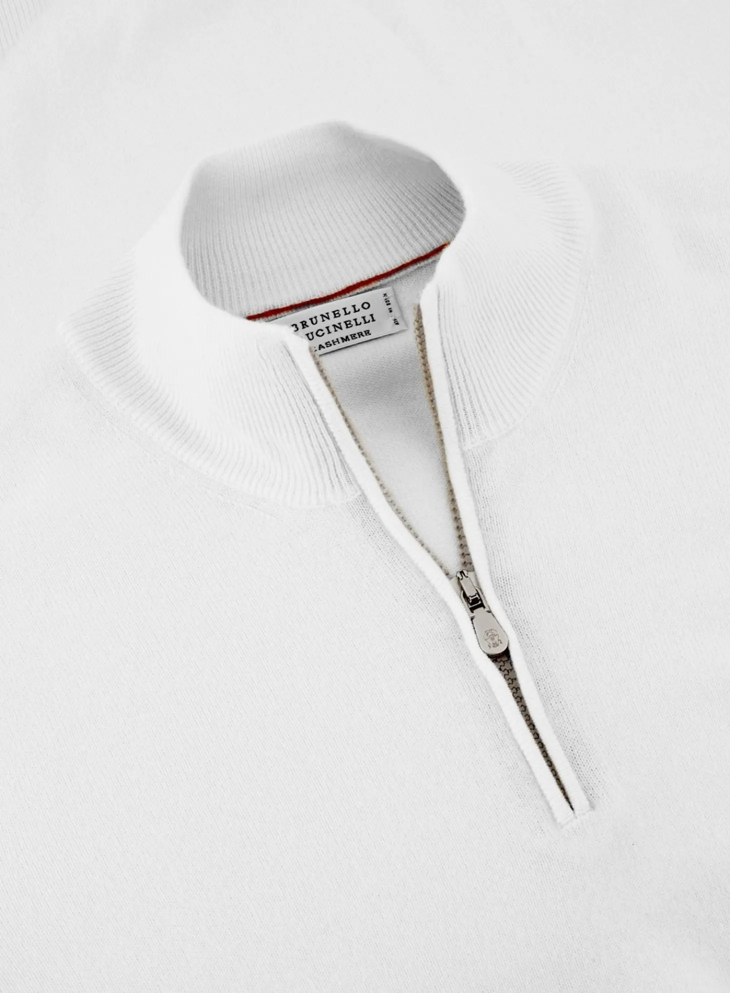 Brunello Cucinelli Half-Zip Trui Van Cashmere Best Sale