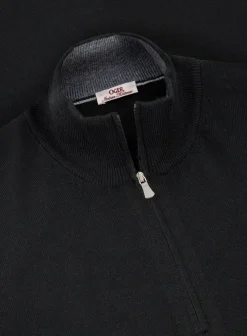 OGÉR Italian Knitwear Half-Zip Trui Van Wol Clearance