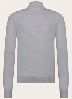 OGÉR Italian Knitwear Half-Zip Trui Van Wol Clearance