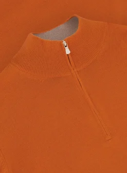OGÉR Italian Knitwear Half-Zip Trui Van Wol Clearance