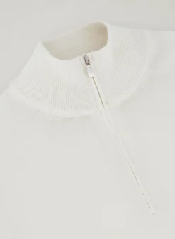 OGÉR Italian Knitwear Half-Zip Trui Van Wol Clearance