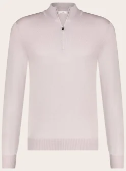 OGÉR Italian Knitwear Half-Zip Trui Van Wol Clearance