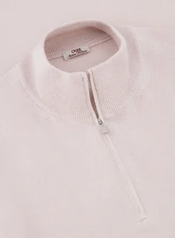 OGÉR Italian Knitwear Half-Zip Trui Van Wol Clearance