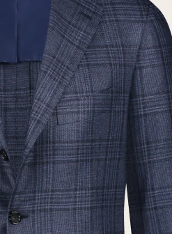 Cesare Attolini Handgemaakt Jasje Van Cashmere Blauw Sale