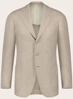 Cesare Attolini Handgemaakt Jasje Van Cashmere Beige Cheap