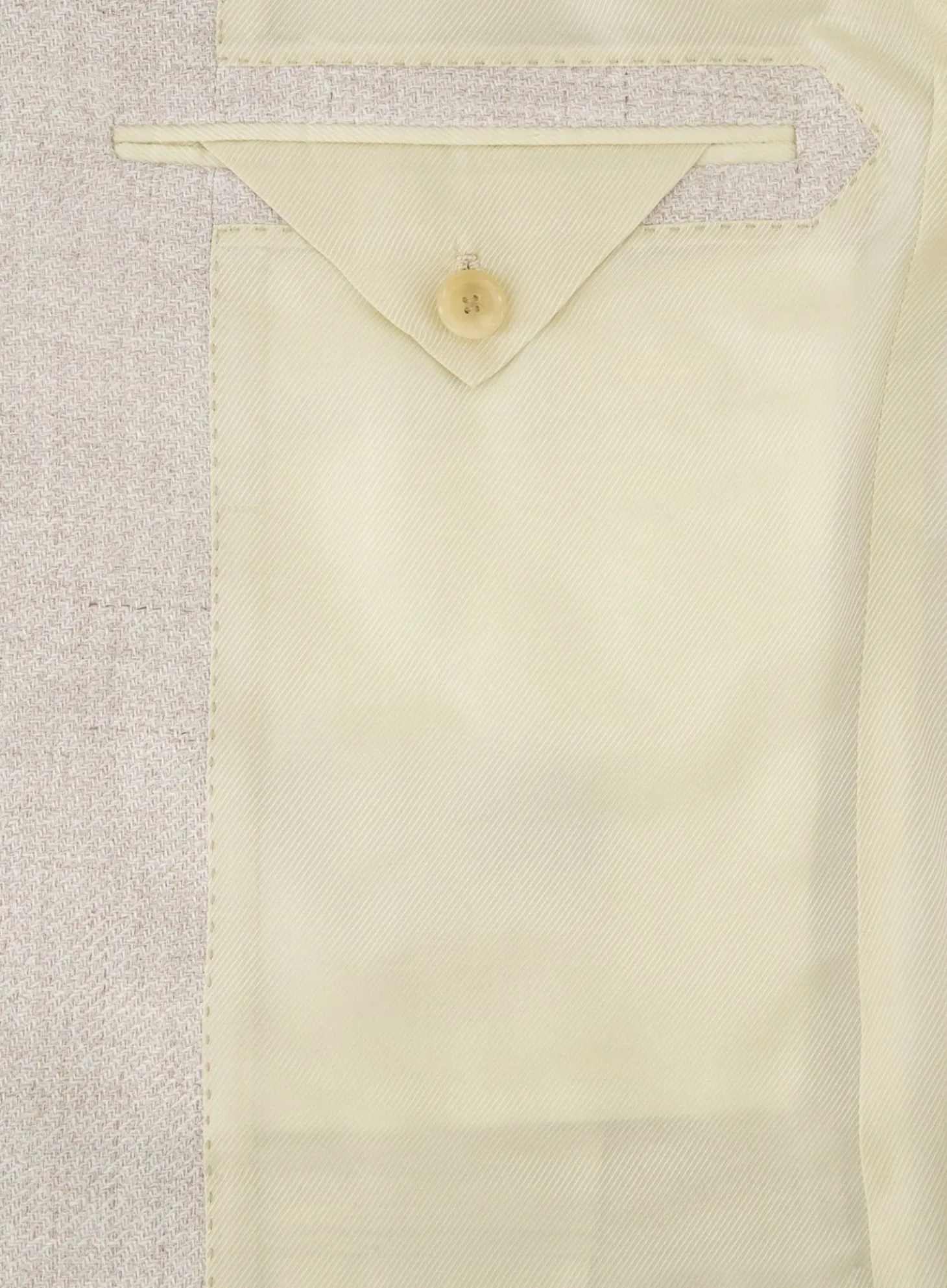 Cesare Attolini Handgemaakt Jasje Van Linnen, Zijde En Katoen Beige Cheap